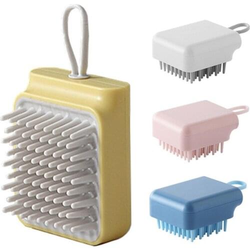 1PC Pet Cat Dog Comb Massage Brush Massage Shower Brush Beauty SPA Comb Pet Cats Cleaning Beauty Cleaning Bath Bath Supply