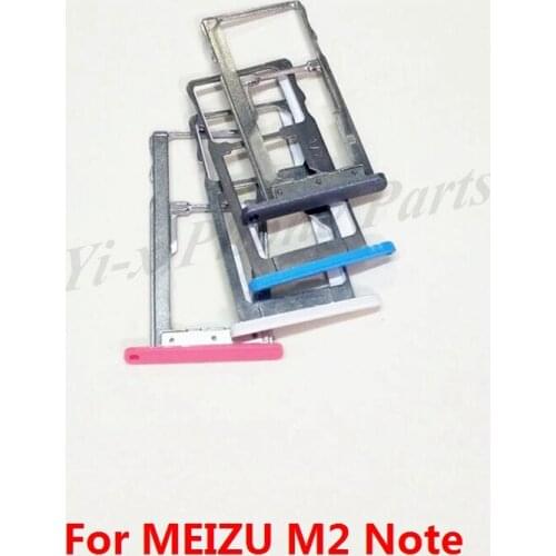 10pcs/lot SIM Card Slot Holder Tray Socket Adapter for Meizu M2 NOTE Phone Repair Parts