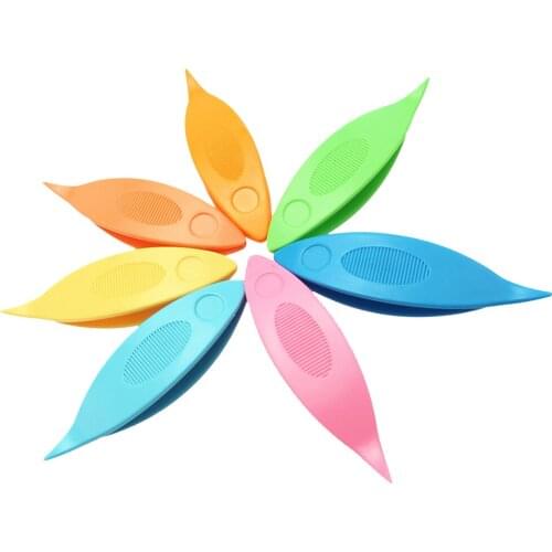 7 Pieces Durable Plastic Tatting Shuttles Weaving for Handmade Lace DIY Craft Tool Accessory Making Kits Set