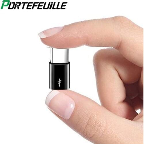 Micro USB To Type c Adapter For Xiaomi Redmi Note 8 pro Huawei P30 Lite Mate 30 Samsung A70 Oneplus 7T One plus 7 6 6T Converter