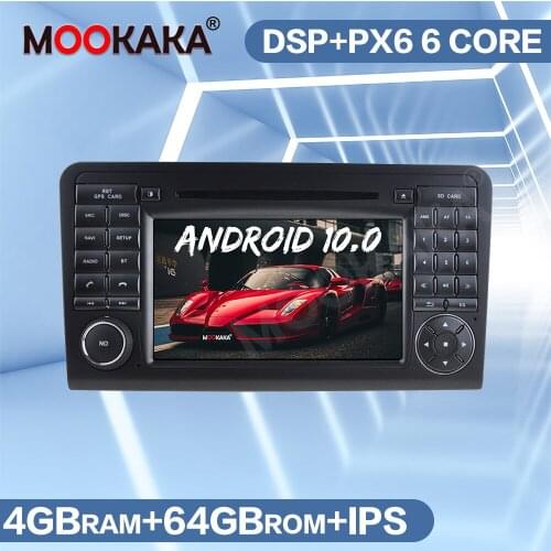 Android 10.0 Car DVD Player GPS Navigation For Mercedes-Benz ML Class W164 Auto Radio Multimedia Player Head Unit Tape Recorder