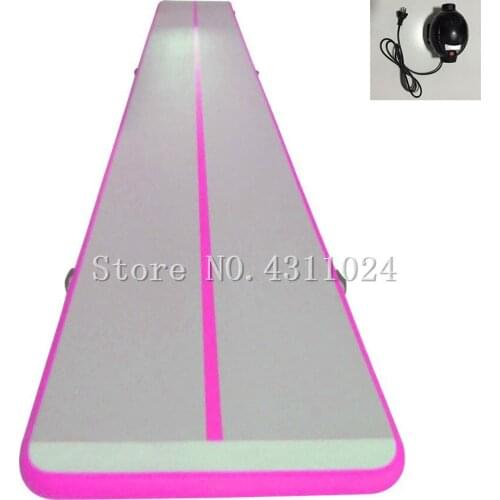 Free Shipping 9*1*0.2m Gymnastics Air Track Air Floor Inflatable Tumbling Mat Electric Air Pump Gymnastics Inflatable Air Track