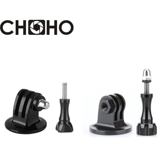 For GoPro Accessories Adapter Converter Aluminum Mount Monopod Tripod Holder CNC Screw Thumb for Go Pro Hero 8 9 Xiaomi yi SJCAM