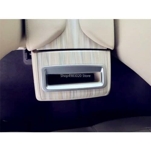 For Nissan Murano 2015 2016 Matte Chrome Car Interior Armrest Box Cup Trim Cover Adornment Molding accessories