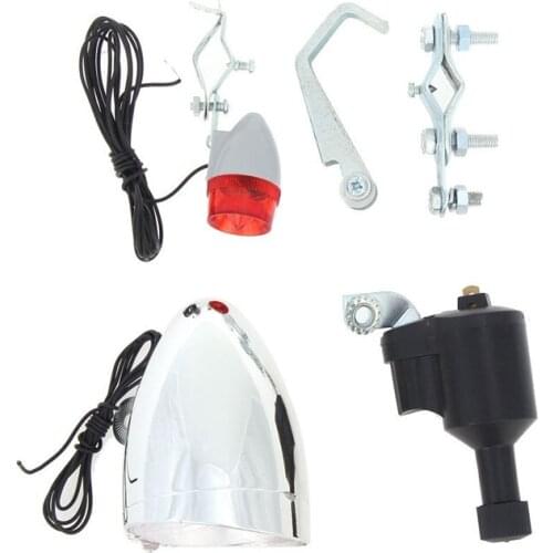 Bike Light Bicycle Motorized Bike Friction Dynamo Generator Head Tail Light 6V 3W Bike Acessories