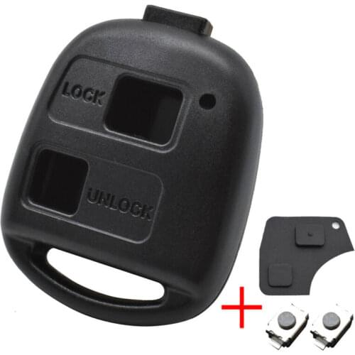 Car Remote Key Button Pad Shell Case Micro Switch For Toyota Corolla For Toyota RAV4 (12/2000 - 07/2006)for Toyota Passo (05/200