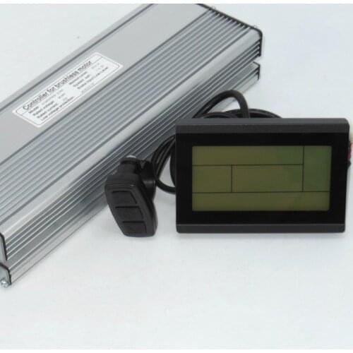 48V 1500WW 45Amax Brushless DC Motor Controller Kunteng Ebike Sine Wave Controller +KT-LCD3 Display One Set