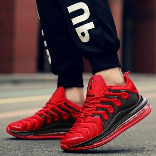 Fashion Air Cushion Men Running Shoes Sneakers Men Sport Shoes Outdoor Zapatillas Hombre Deportiva Men Lace-Up Jogging Sneakers