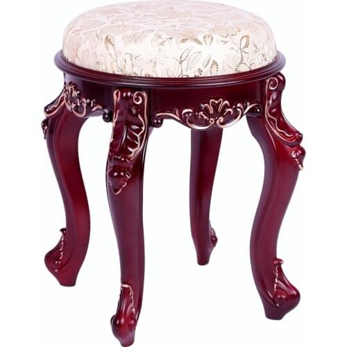 Piano bench guzheng round bench classical Chinese piano stool dressing stool