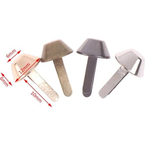 50pcs/lot 12mm Rivets Studs Round Rapid Rivet for Leather Craft Bag Belt Clothing Garment Shoes Pet Collar Deco