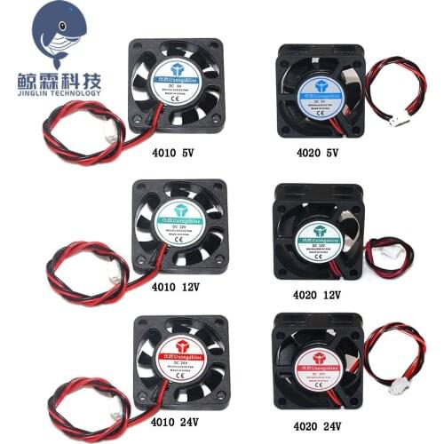 DC 5V/12V/24V Computer CPU Cooler Mini Cooling Fan 40MM 40x40x10mm/40x40x20mm Small Exhaust Fan for ender 3 CR10 3D Printer