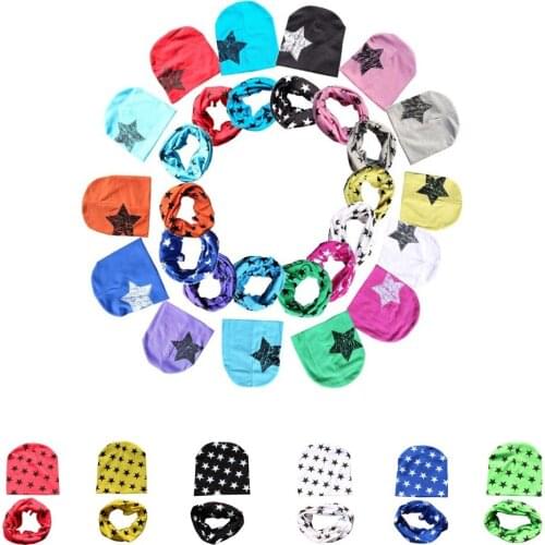 Hot Sale Baby Hat Cotton Caps For Baby Boy Girl Infant Beanie Hat Spring Autumn Winter Soft Childrens Hats Caps Stars Shaped