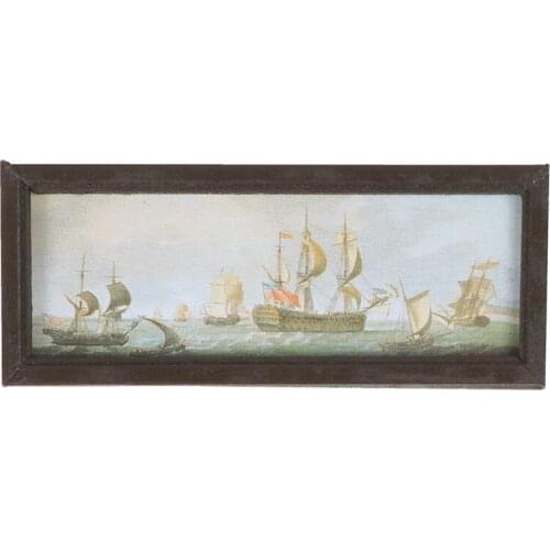 Mini 1:12 Dollhouse Miniature Picture in Photo Frame Mural Wall Paintings Decoration