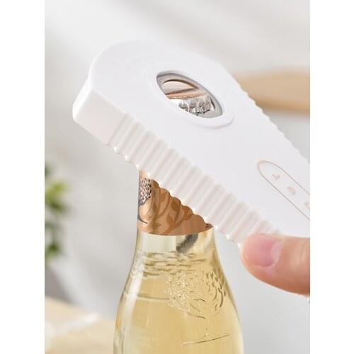 Multifunctional canned jam can opener beer bottle opener labor-saving screw cap opener screw cap with magnetic