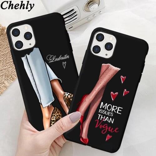 Fashion Sexy Fashion Phone Case for IPhone 6s 7 8 11 12 Plus Pro Mini X XS MAX XR SE Cases Soft Silicone Fitted TPU Shell Covers