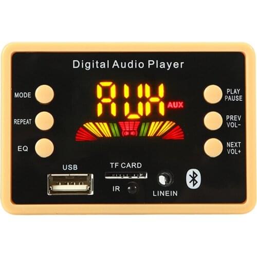 Bluetooth 5.0 MP3 APE FLAC WAV Music Decoder Board Lossless USB TF Card Decoder Player