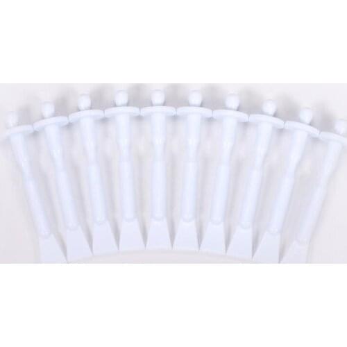 10Pcs Double Head Nose Wax Sticks 30 Second Body Nasal Hair Remover Applicator Sticks Cleaning Plastic for Summer TSLM1