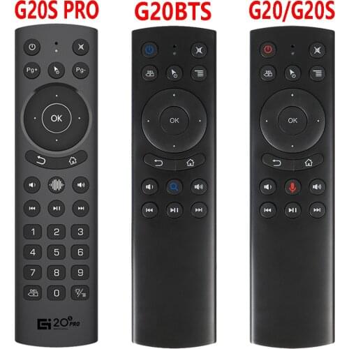 G20 G20S G20BT G20S PRO Air Remote Mouse with Gyroscope Wireless Remote Control Intelligent Voice Function Voice Remote Control