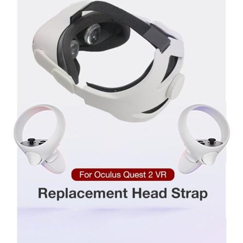 Adjustable Headband Comfortable Elite Strap For Oculus Quest 2 VR Headset Replacement Head Strap Virtual Reality Accessories