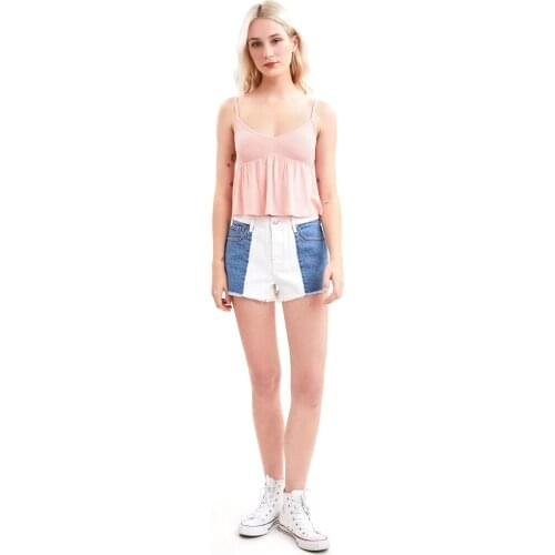 DIFIUPAI Womens Shorts High Stretch Ripped Burrs Pants Mid Waist Three-dimensional Decoration Pants Short Wide Leg Short Jeans