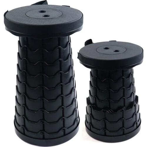 Folding Stools Camping Retractable Plastic Chair Portable Lightweight Collapsable for Adults Kids Fishing Max Load 330lbs