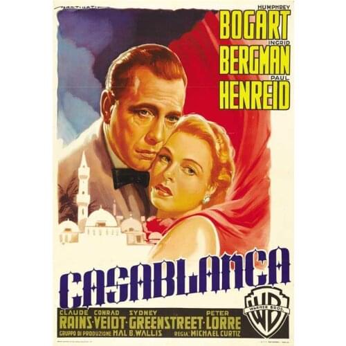 Lot style Choose Casablanca Classic Movie Art print Silk poster Home Wall Decor