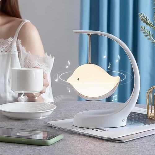Led lights bluetooth music night lamp Wireless Smart Portable Table Bedside Decor colorful with speaker for gift support USB AUX