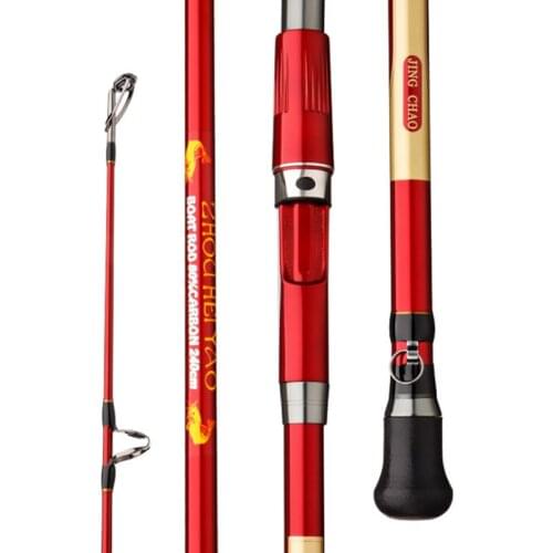 New telescopic bait rod 1.8M 2.1M 2.4M carbon fiber casting super light hard fishing rod travel boat fishing tackle