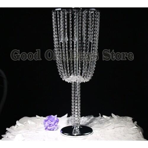 80cm Tall crytal table centerpieces flower stand wedding chandelier