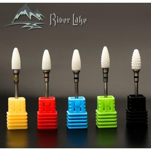 Top Quality Cuspidal Ceramic Nail Drill Bit Nail Art Tools For Callus Electric Manicure Machine Accessories Cutter Nail File