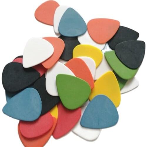 1000pcs Hot Material Colourful Blank Delrin Guitar Picks in Sstandard Shape 0.5mm/0.6mm/0.73mm/0.88mm/1.0mm/1. 14mm/1.5mm/2.0mm