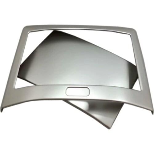 2 Pcs ABS Chrome Rear Seat Water Cup Panel Cover Frame Trim For Toyota Land Cruiser Prado 150 FJ150 2010 -2018 Car Sticker