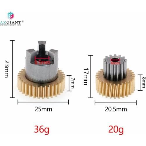 2pcs For Porsche Cayenne 2011-2016 year Rear curtain motor gear Motor tooth Door curtain lift