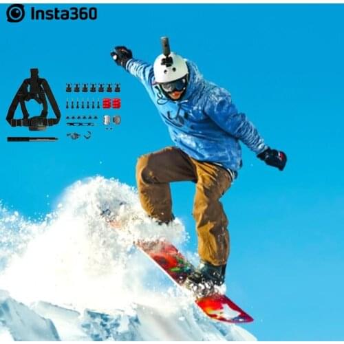 Insta360 Ski Sports Accessories Snow Bundle Skiing Snowboarding For Insta 360 ONE X2 / ONE R / ONE X GO 2 camera