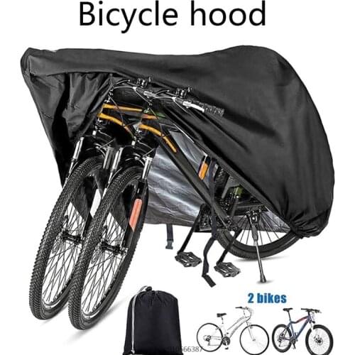 FreeShip Extra Large Size Waterproof Bike Cover Oxford Windproof Dustproof Anti-UV Outdoor Bicycle Storage Protector for 1-2Road
