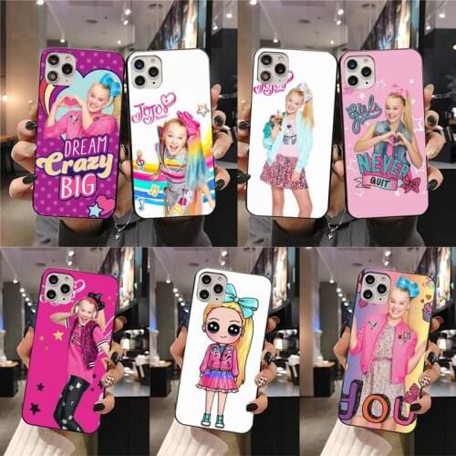 Jojo Siwa Phone Case for iphone 12 pro max 11 pro XS MAX 8 7 6 6S Plus X 5S SE 2020 XR case