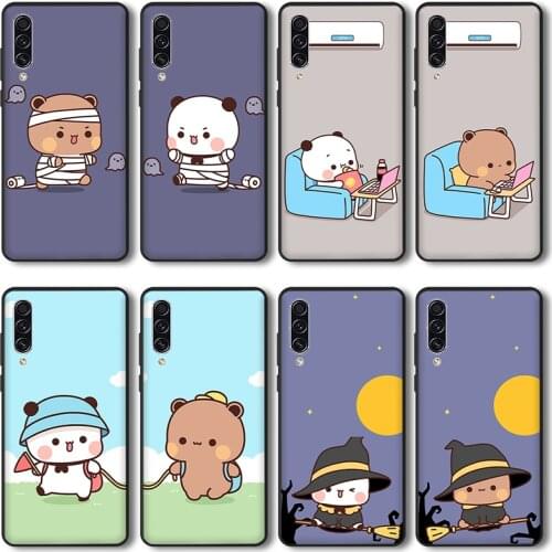 Cartoon couple bear Phone Case for Xiaomi Redmi Note 9 8 7 8A 7 7A 6A S2 K20 K30 8T 9S MI 9 8 CC9 F1 Pro silicone Cute case