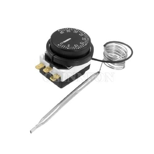 DHL 100PCS 1NC 1NO AC 250V/380V 16A 0-40C Temperature Control Switch Capillary Thermostat