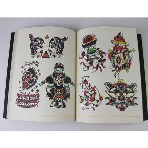 Tattoos Art Books Contemporary Tattoo Designs Diy Book, 3 covers with the same content, Sent randomly
