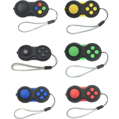 Fidget Controller Pad Cube Game Focus Toy Smooth ABS Plastic Stress Relief Toys F3ME