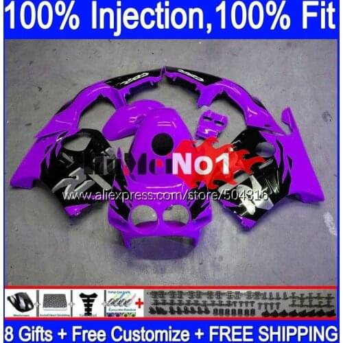 Injection Body For HONDA CBR 250 RR CBR250RR MC19 88 89 134MC.159 CBR 250RR 250R CBR250 RR 1988 1989 OEM Fairing Kit purple blk