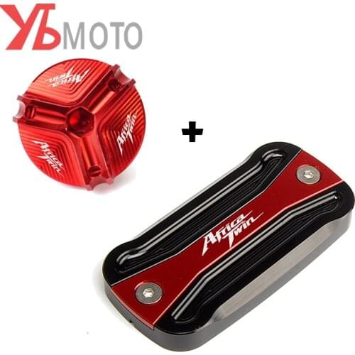 Brake Fluid Reservoir Cover & Oil Filler Cap Engine Plug For HONDA CRF1100L CRF 1000L Africa Twin 1000/1050 2015+ 2019 2020 2021