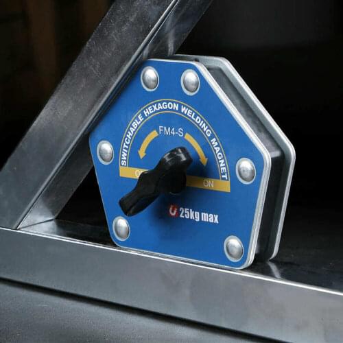 Magnetic Welding Locator Switchable Hex Welding Magnet Strong Multi-Angle Suction 15-20kg FM4-S Multi Angle Welding Tool