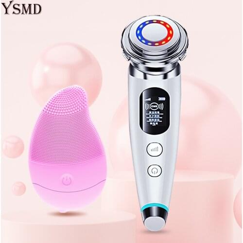 Massager for Face Radio Frequency Skin Tightening Beauty Appliances Facial Mesotherapy Machine LED Light Therapy Remover rf lift