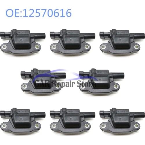 Lgnition Coil Pack Of 8 For Chevrolet Silverado Tahoe GMC V8 U 12611424 12570616 C1511 F-413 Car Part New