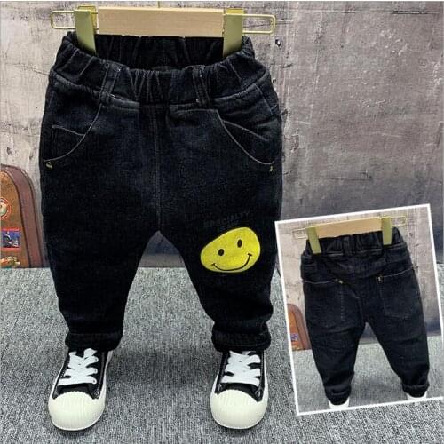 New Children winter jeans, Childrens clothing Children plus cashmere jeans. boy winter children warm jeans 2-6years