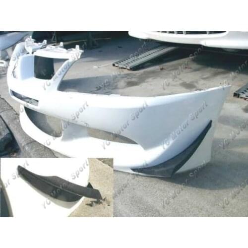 Car Accessories Carbon Fiber Front Canard 2pcs Fit For 2003-2005 Evoulation EVO 8 OEM Front Bumper Canard