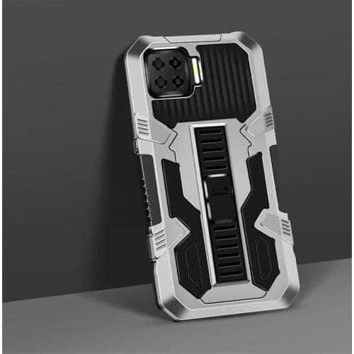 Shockproof Case For OPPO A7 A8 A9 A12 A15 A31 A32 A52 Anti-Fall Armor Bracket Phone Cover For A53 A54 A72 A73 A92 A93 A94 Cases