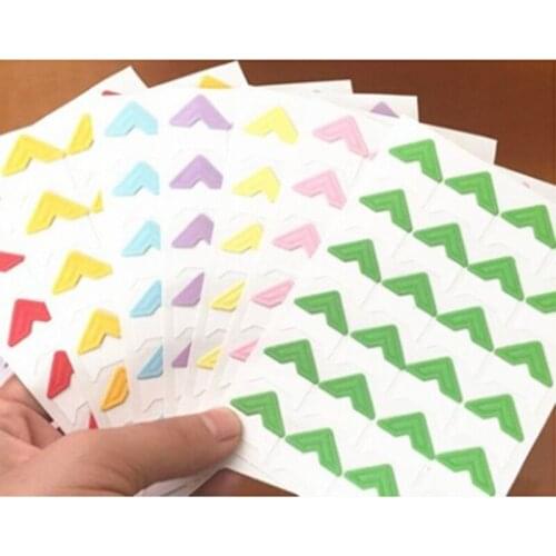 DIY Corner Kraft Paper Stickers For Photo Albums Frame Decoration Scrapbooking to Be Beautiful Album