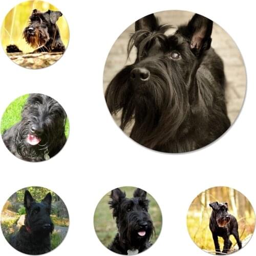 Scottish Terrier Dog Puppy Badge Brooch Pin Accessories For Clothes Backpack Decoration gift 58mm